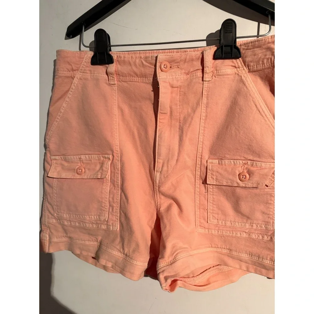 American Eagle Highest Rise 90s Boyfriend Shorts‎ Women 12  Blush Pink NWT